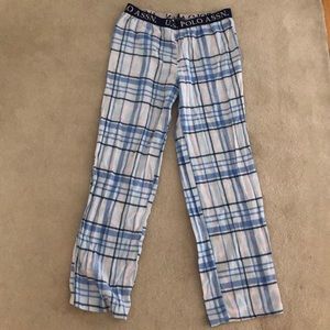polo pajama pants size medium